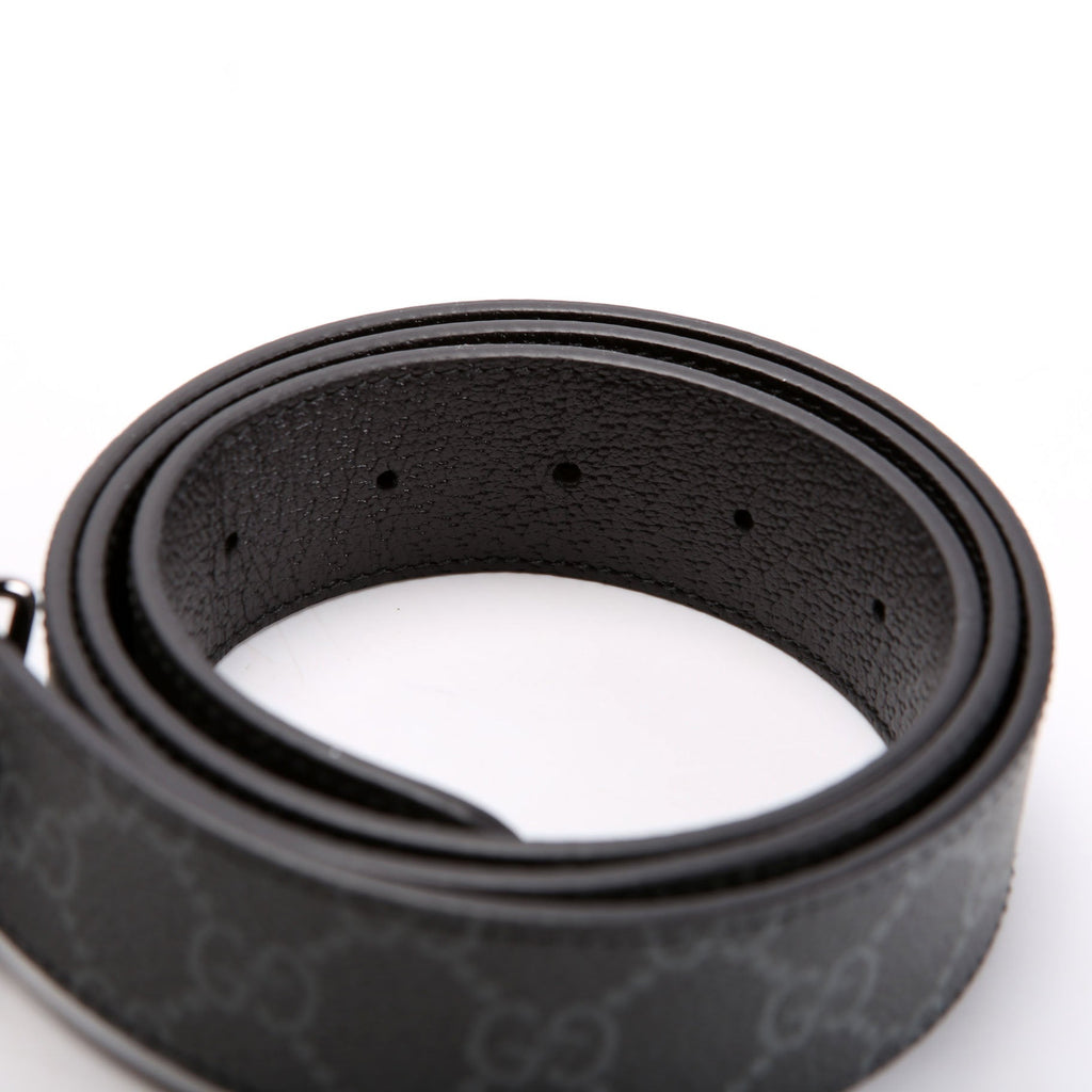 838593 GG Marmont Reversible Belt Size 95/38 Black