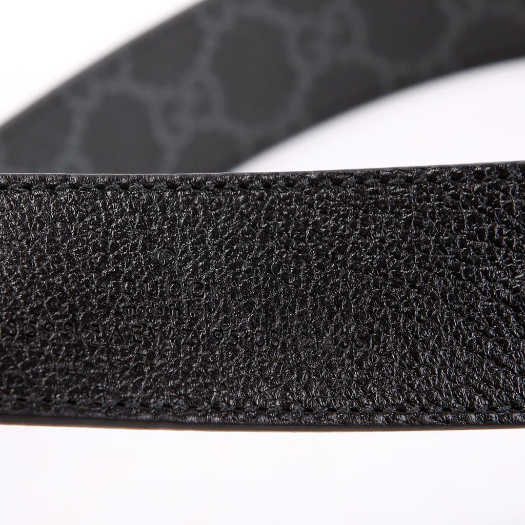 838593 GG Marmont Reversible Belt Size 95/38 Black