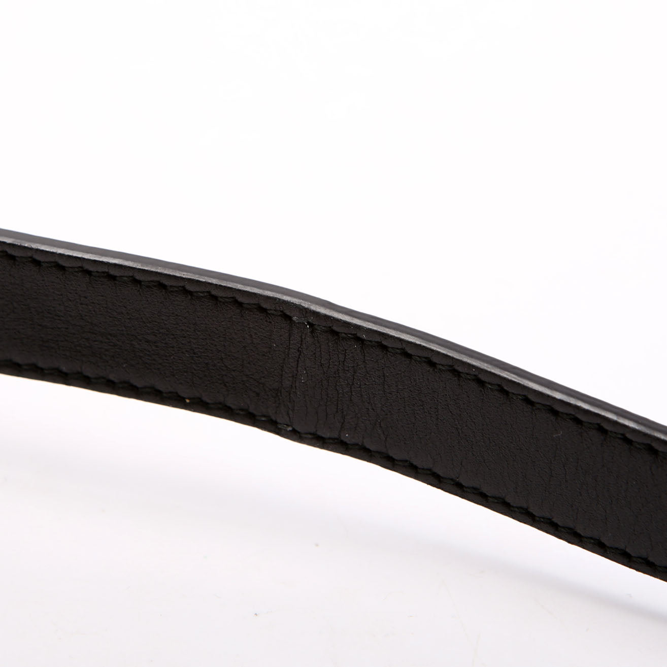 Gucci 409417 GG Marmont Thin Belt Size 80/32 Black
