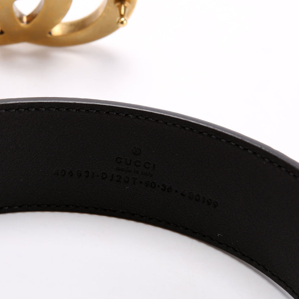 406831 GG Marmont Belt Size 90/36 Black