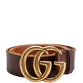 409416 Marmont Leather Belt Size 100/40 Brown