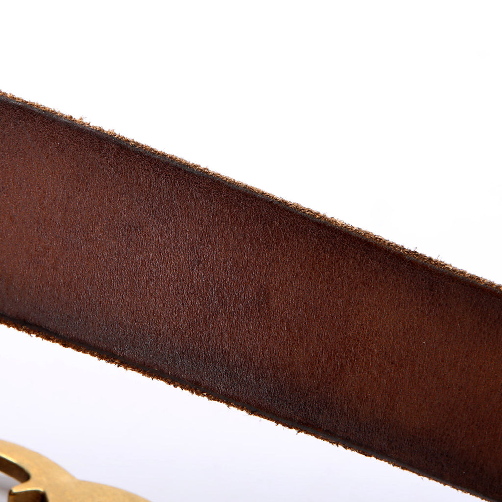 409416 Marmont Leather Belt Size 100/40 Brown