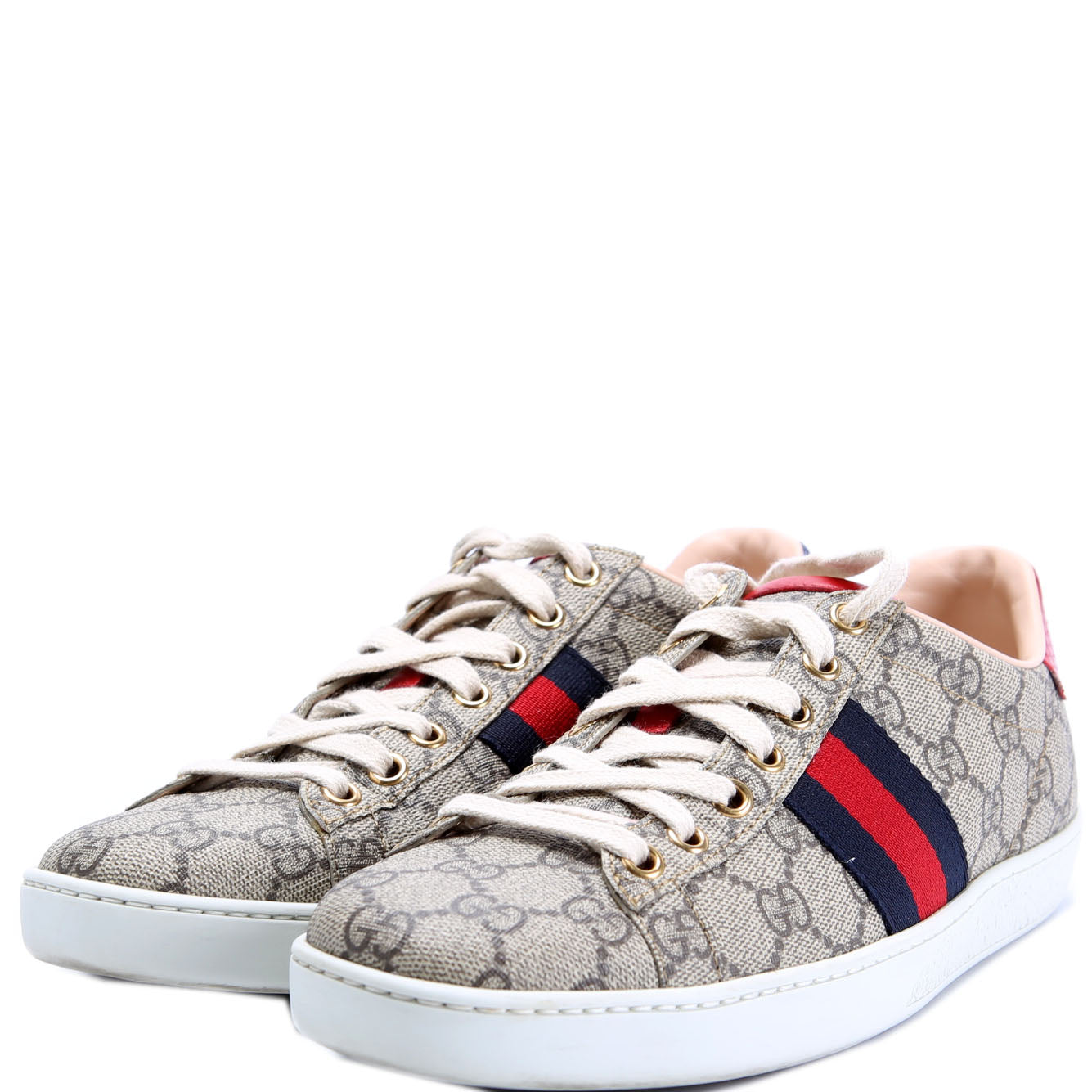 Gucci Ace Web Sneakers Size 37.5