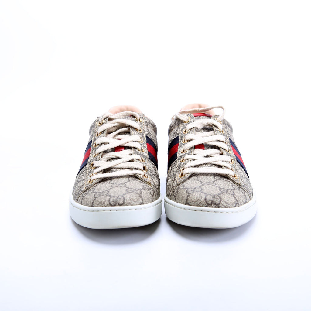 Gucci Ace Web Sneakers Size 37.5