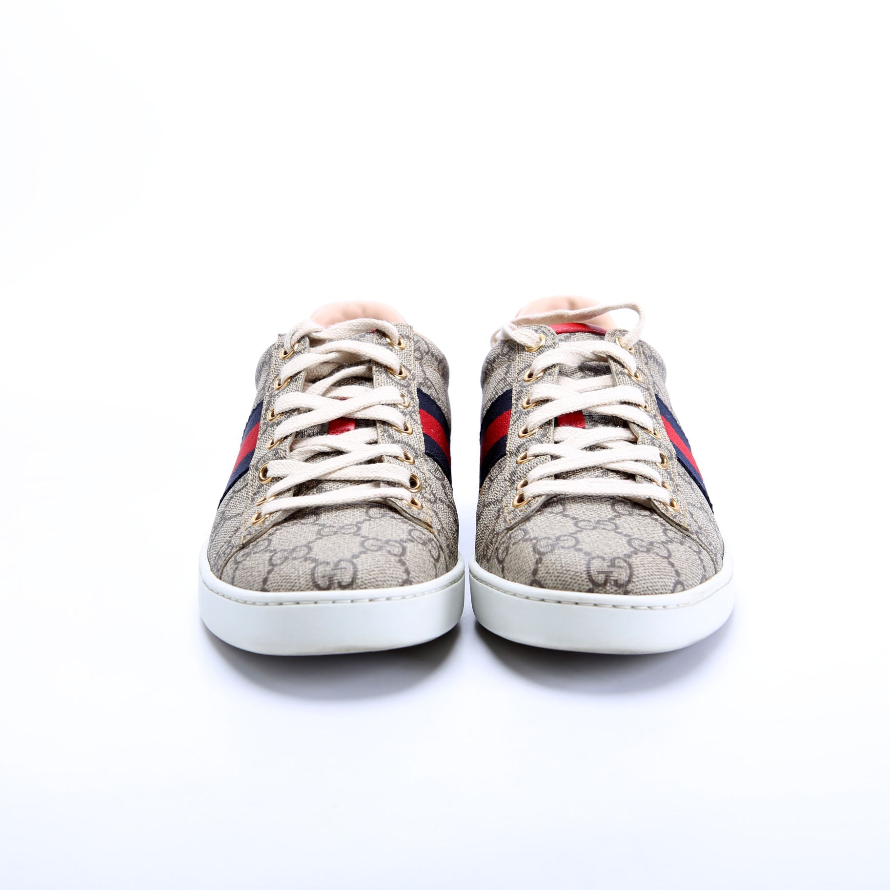 Gucci Ace Web Sneakers Size 37.5
