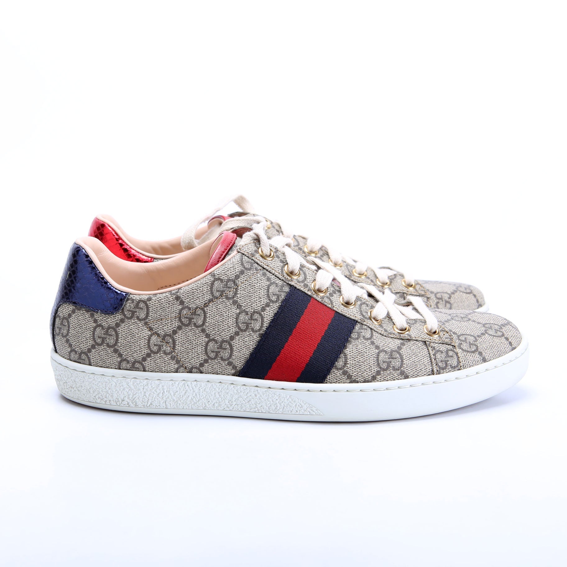 Gucci Ace Web Sneakers Size 37.5