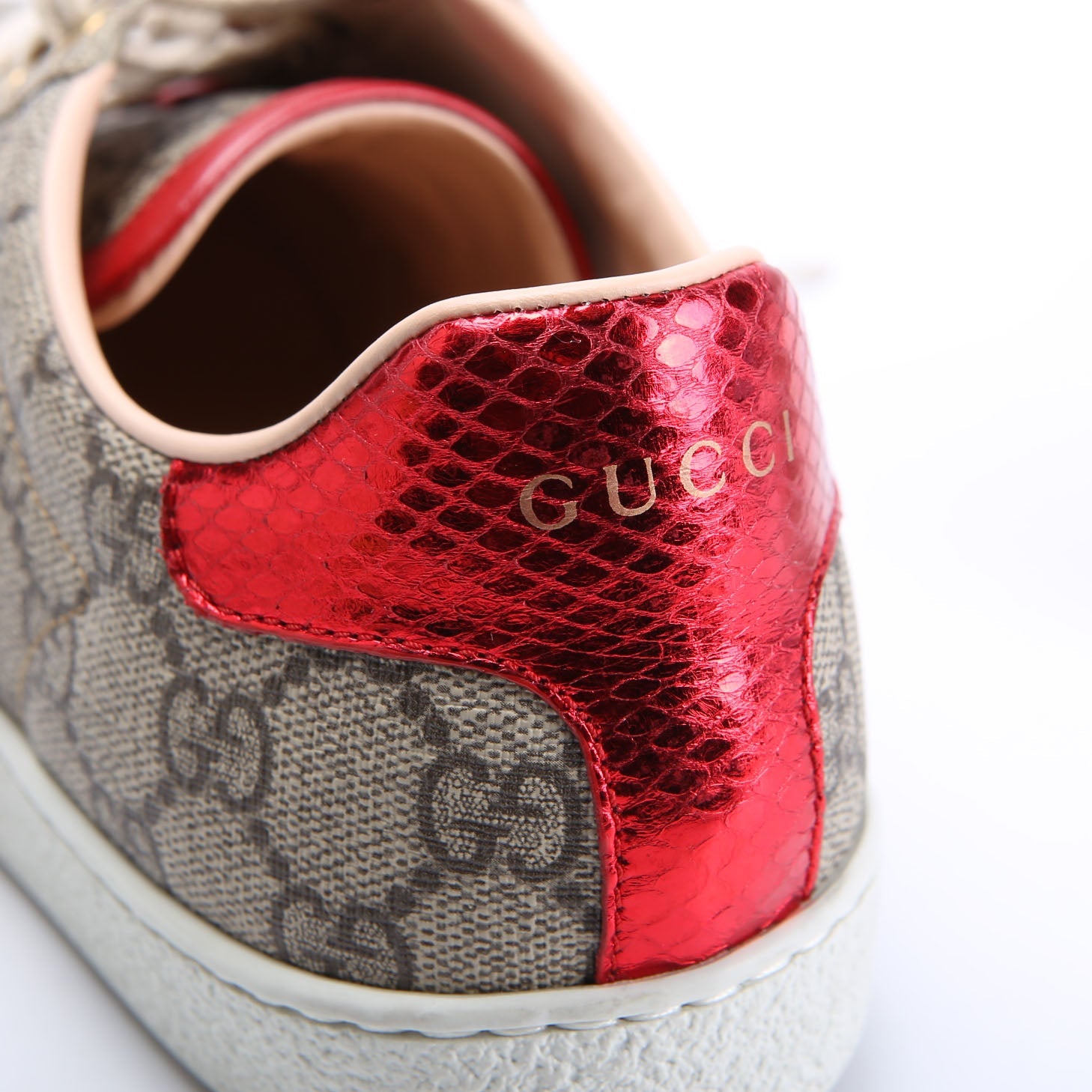 Gucci Ace Web Sneakers Size 37.5