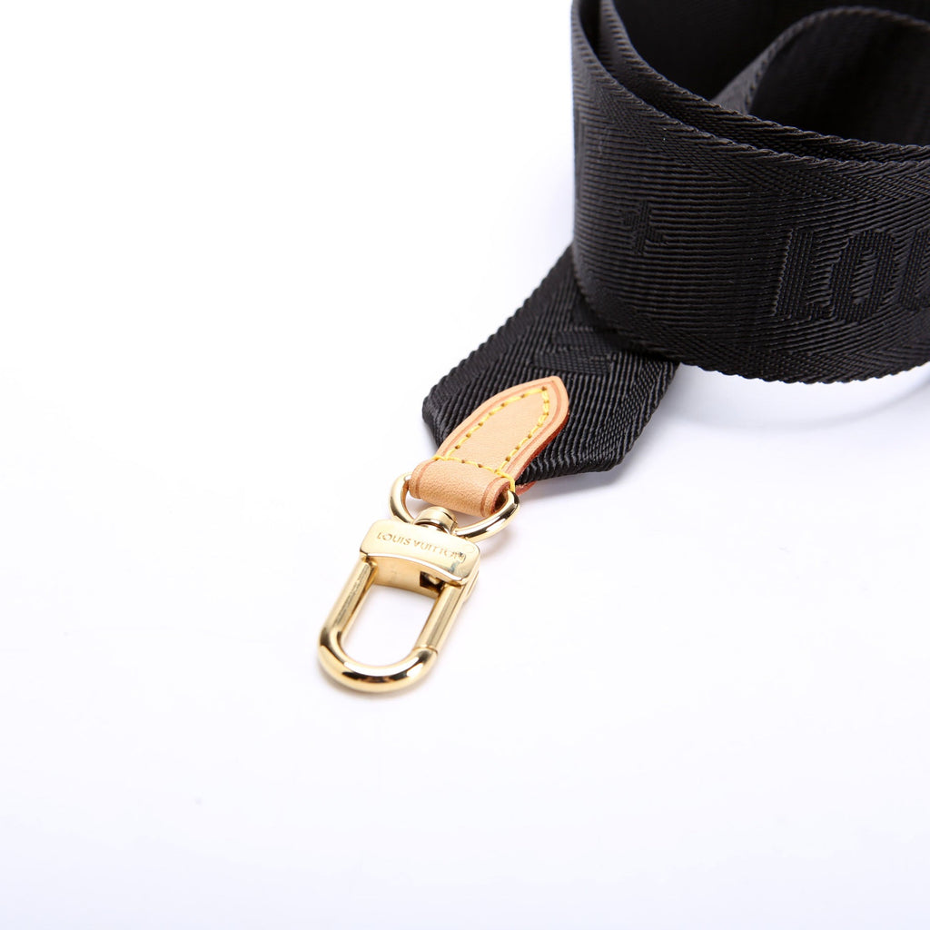 Multi Pochette With Round Coin Purse Strap Black