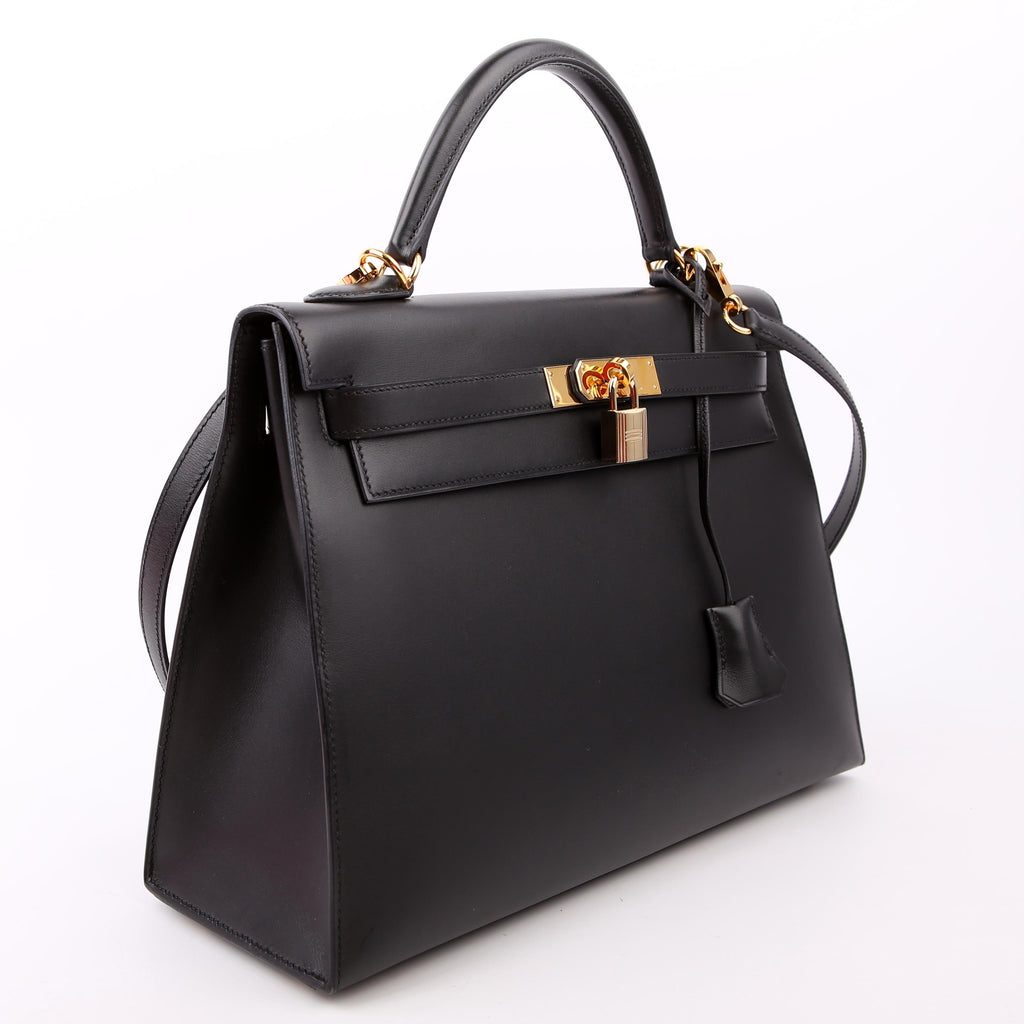 Hermes Kelly 32 Chamonix 2006 Black/Gold