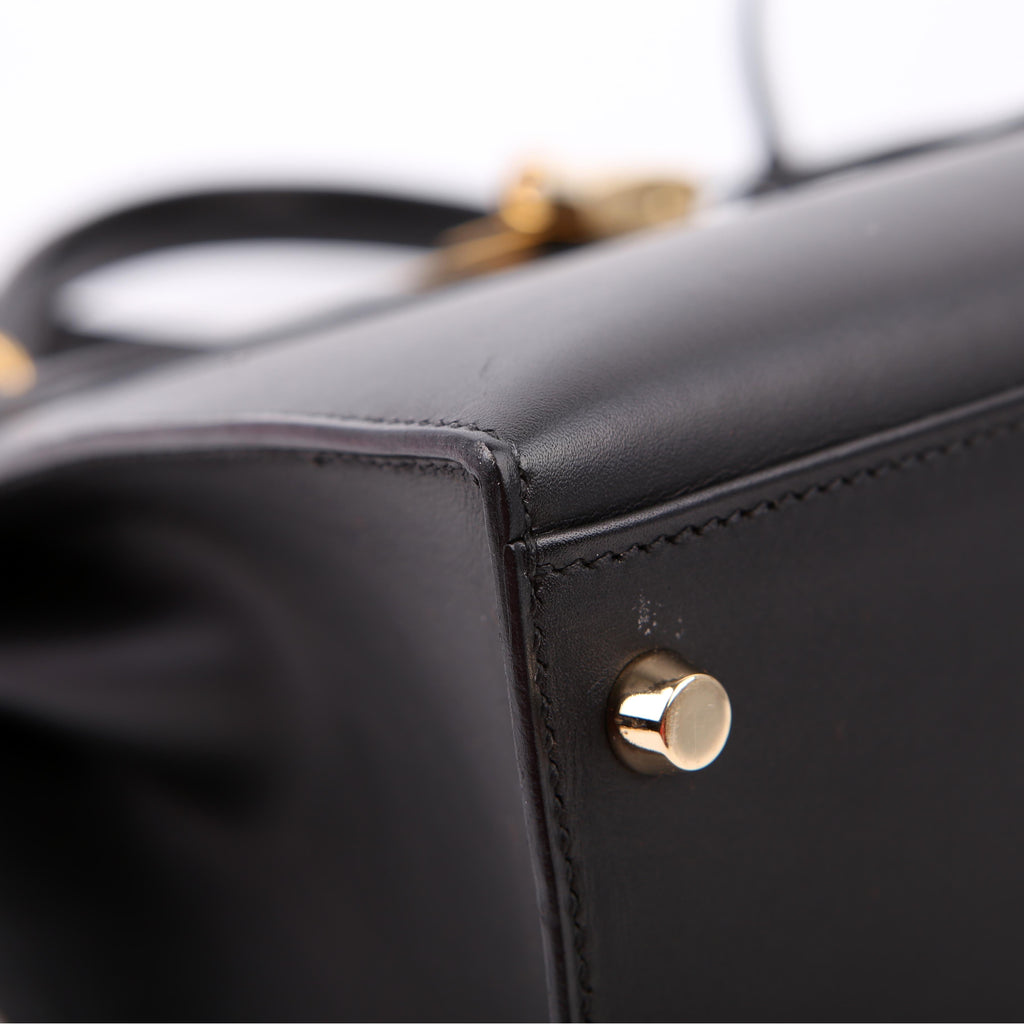 Hermes Kelly 32 Chamonix 2006 Black/Gold