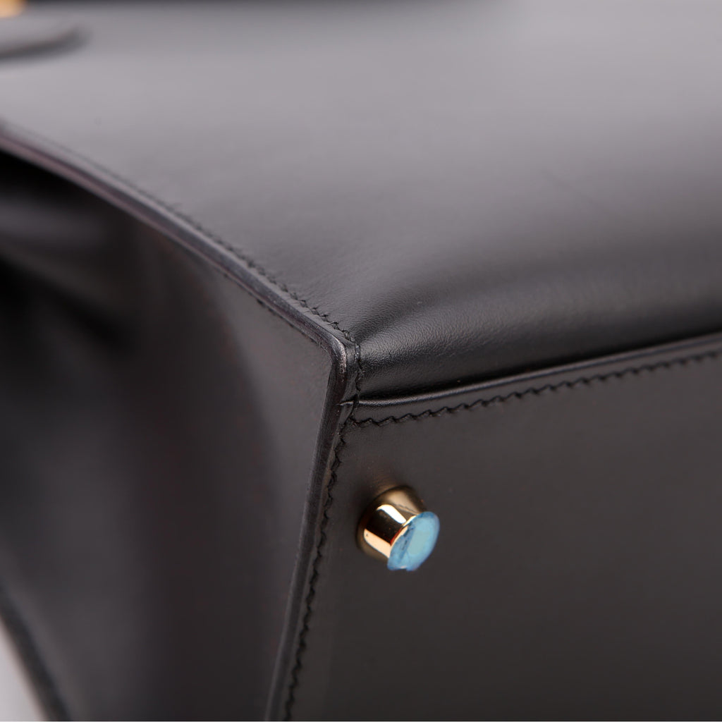 Hermes Kelly 32 Chamonix 2006 Black/Gold