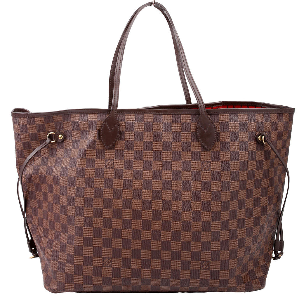 Neverfull GM Damier Ebene Red