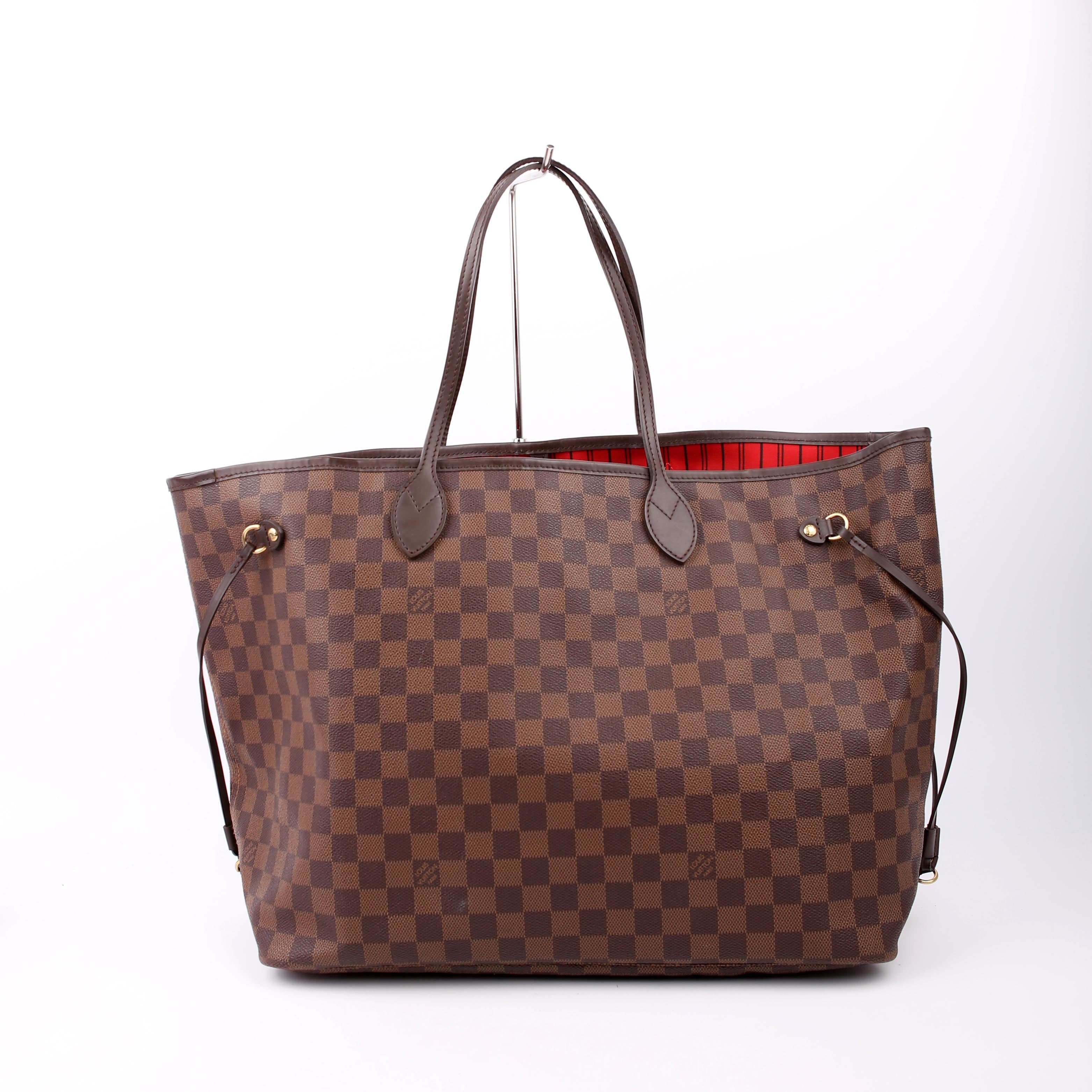 Neverfull GM Damier Ebene Red