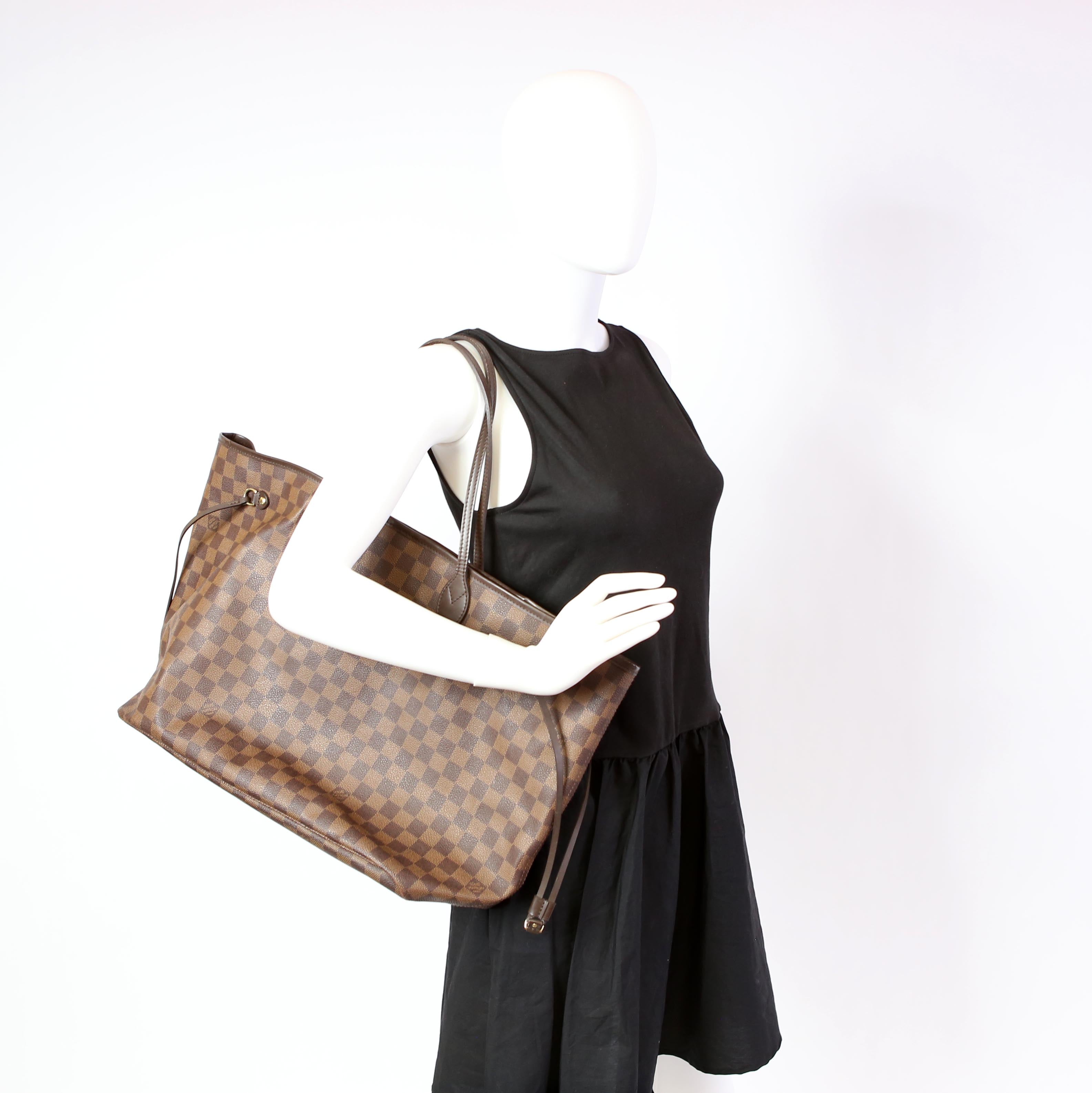 Neverfull GM Damier Ebene Red