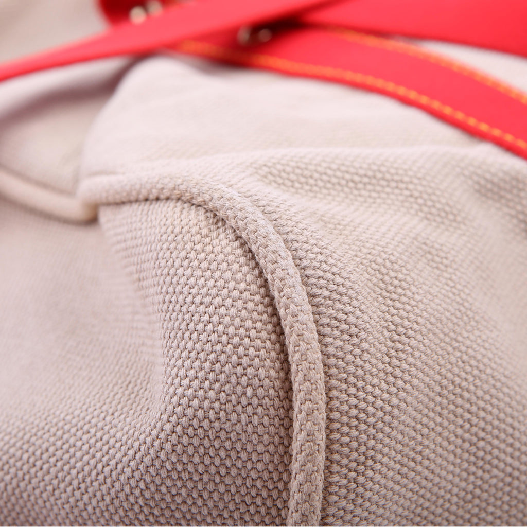 Antigua Sac Weekend Duffel Beige/Red
