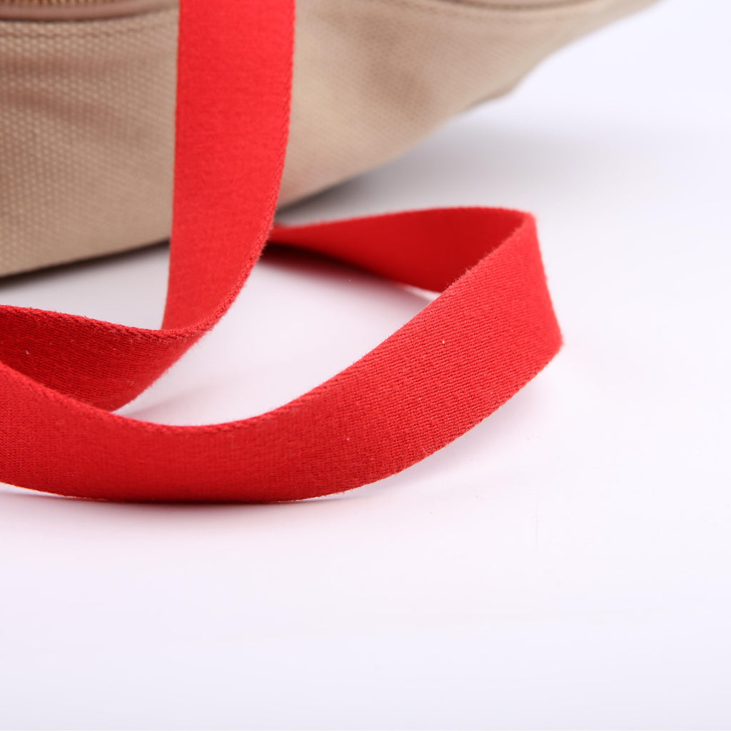 Antigua Sac Weekend Duffel Beige/Red