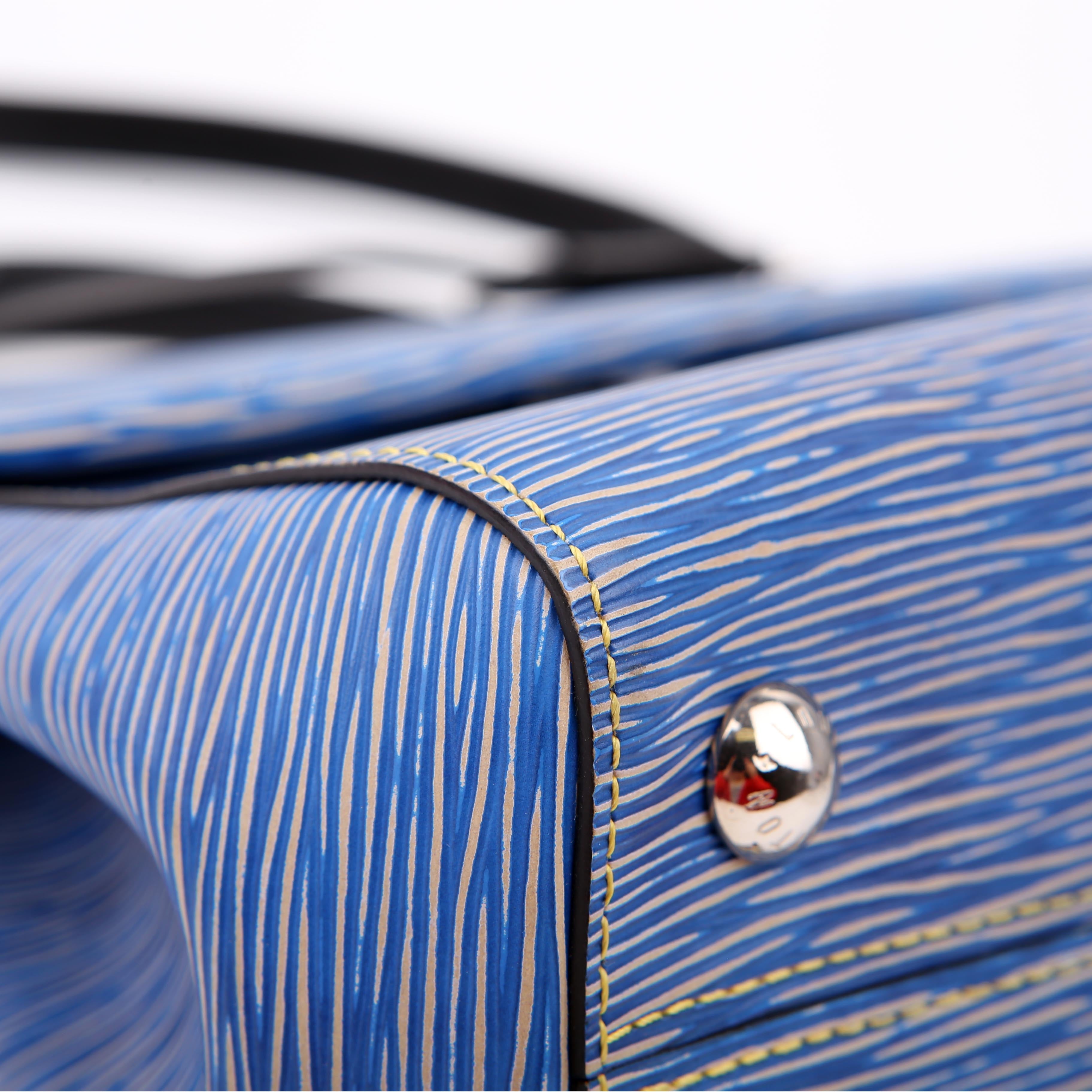 Cluny BB Epi Blue/Black