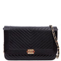 WOC Boy Chevron Lambskin Black