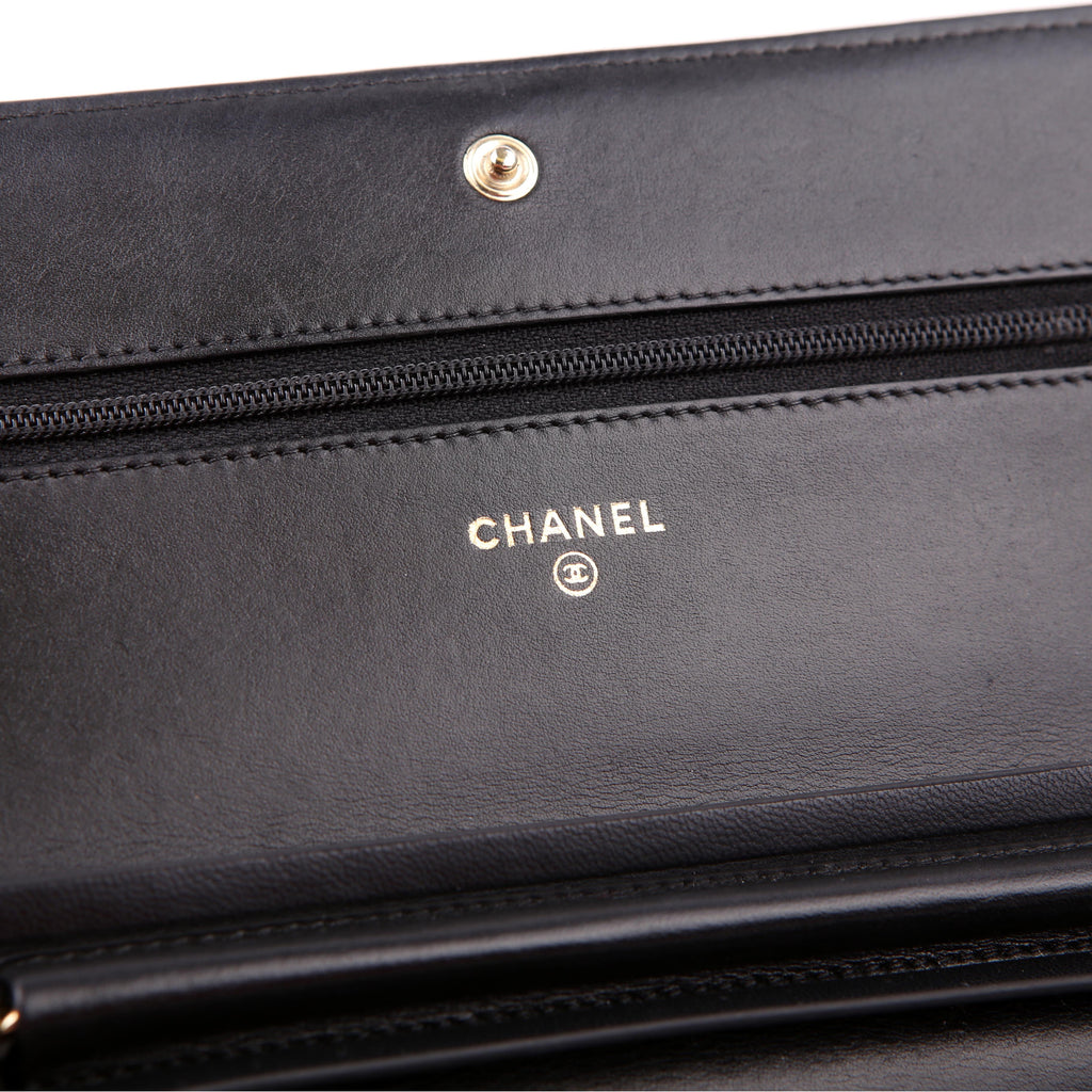 WOC Boy Chevron Lambskin Black
