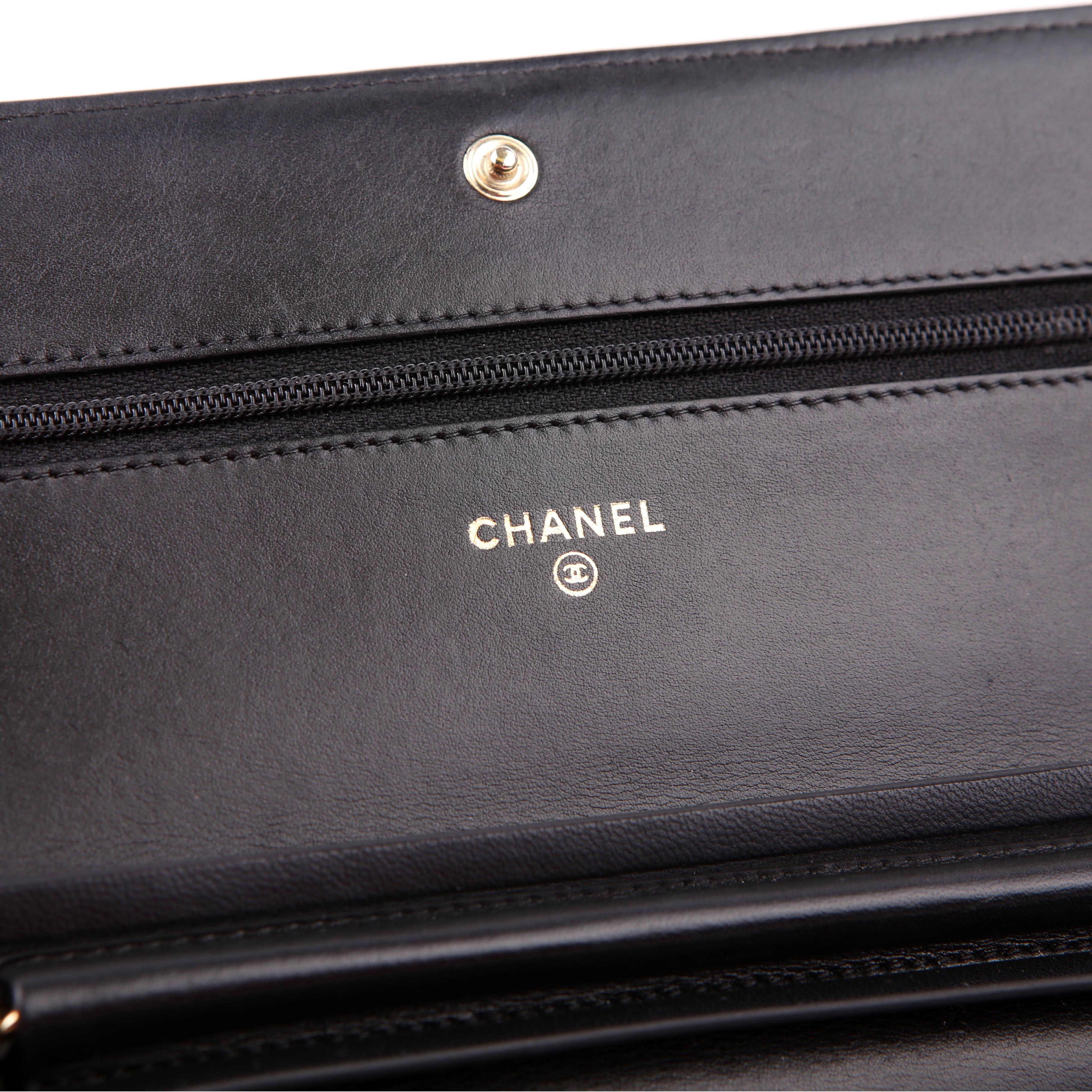 WOC Boy Chevron Lambskin Black