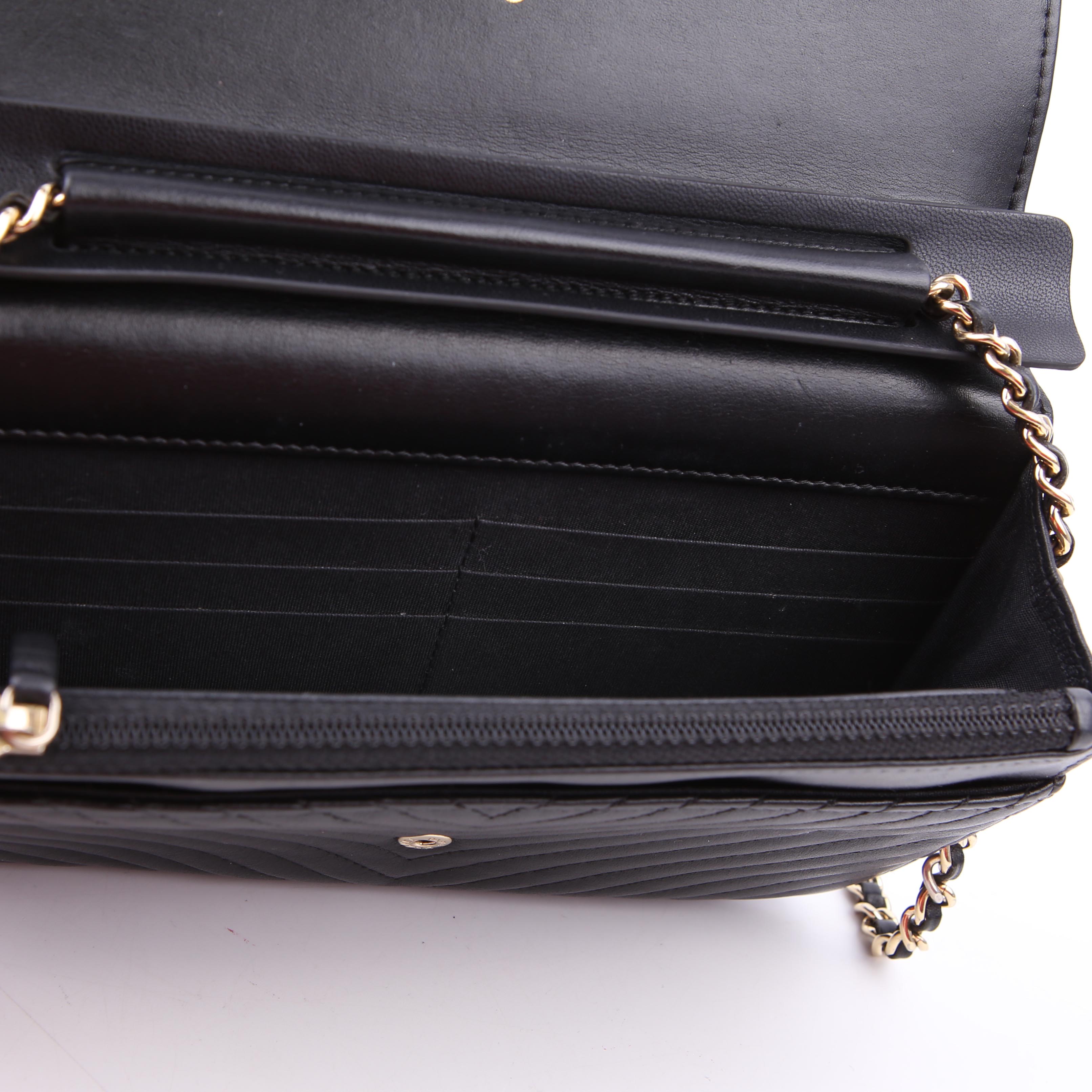 WOC Boy Chevron Lambskin Black