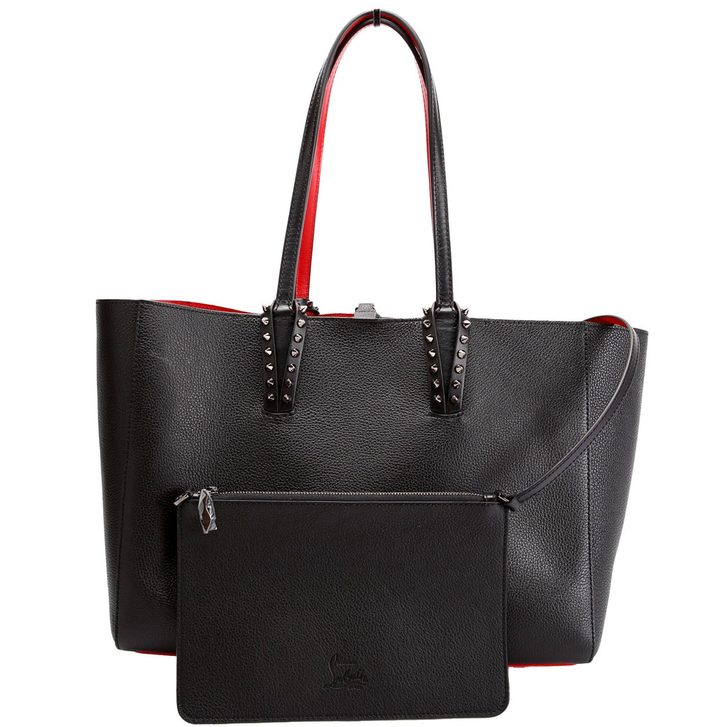 Cabata Small Tote With Pouch Leather Black