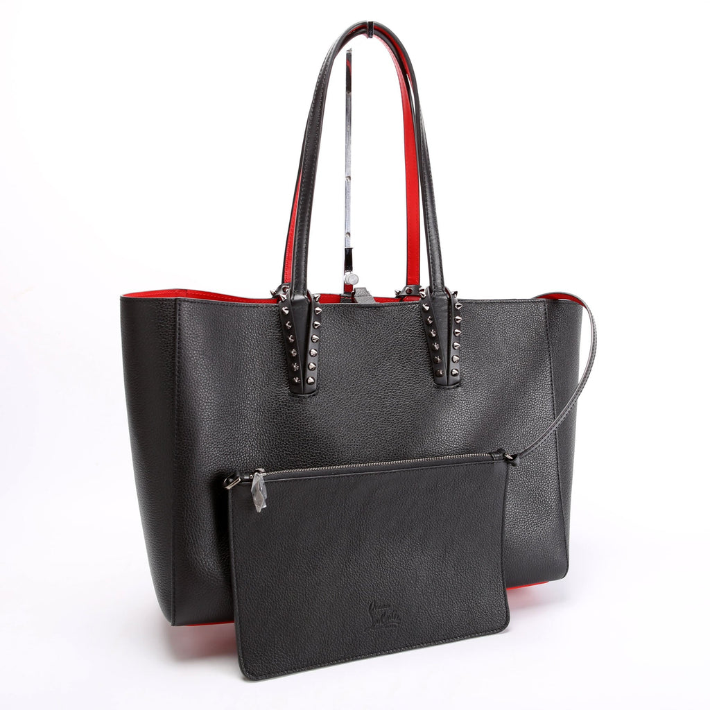 Cabata Small Tote With Pouch Leather Black