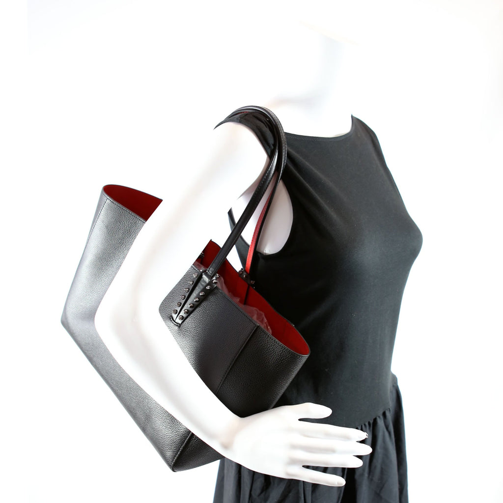 Cabata Small Tote With Pouch Leather Black