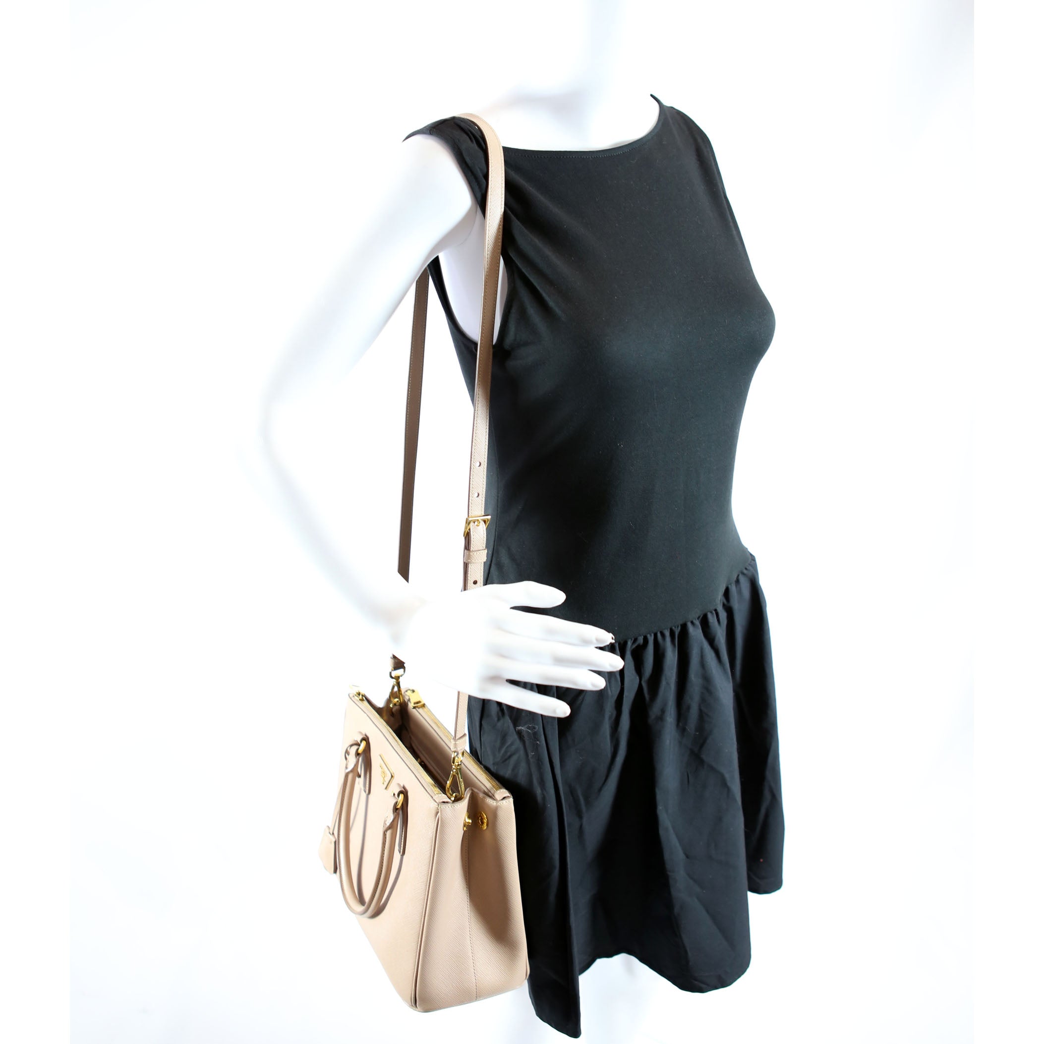Saffiano Galleria Small Nude