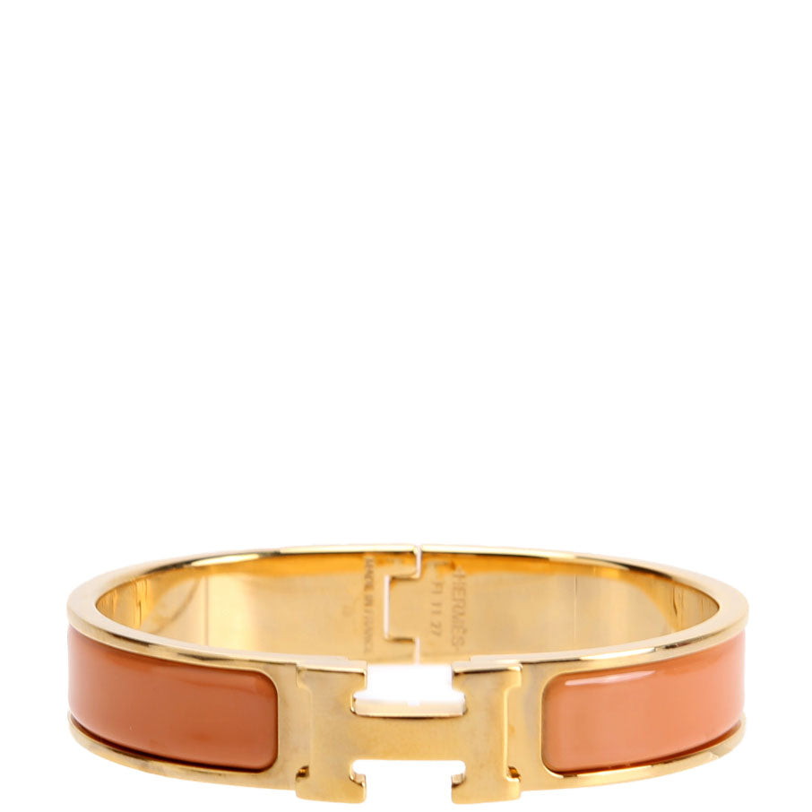 Clic Clac Narrow PM Bracelet Gold/Orange