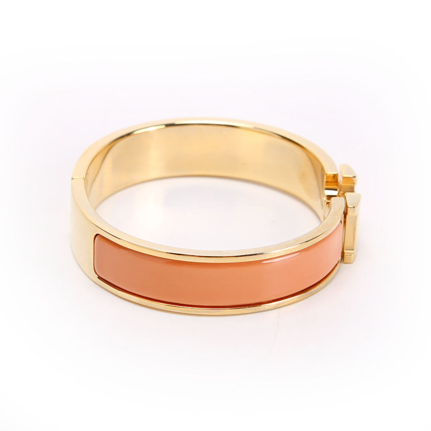 Clic Clac Narrow PM Bracelet Gold/Orange
