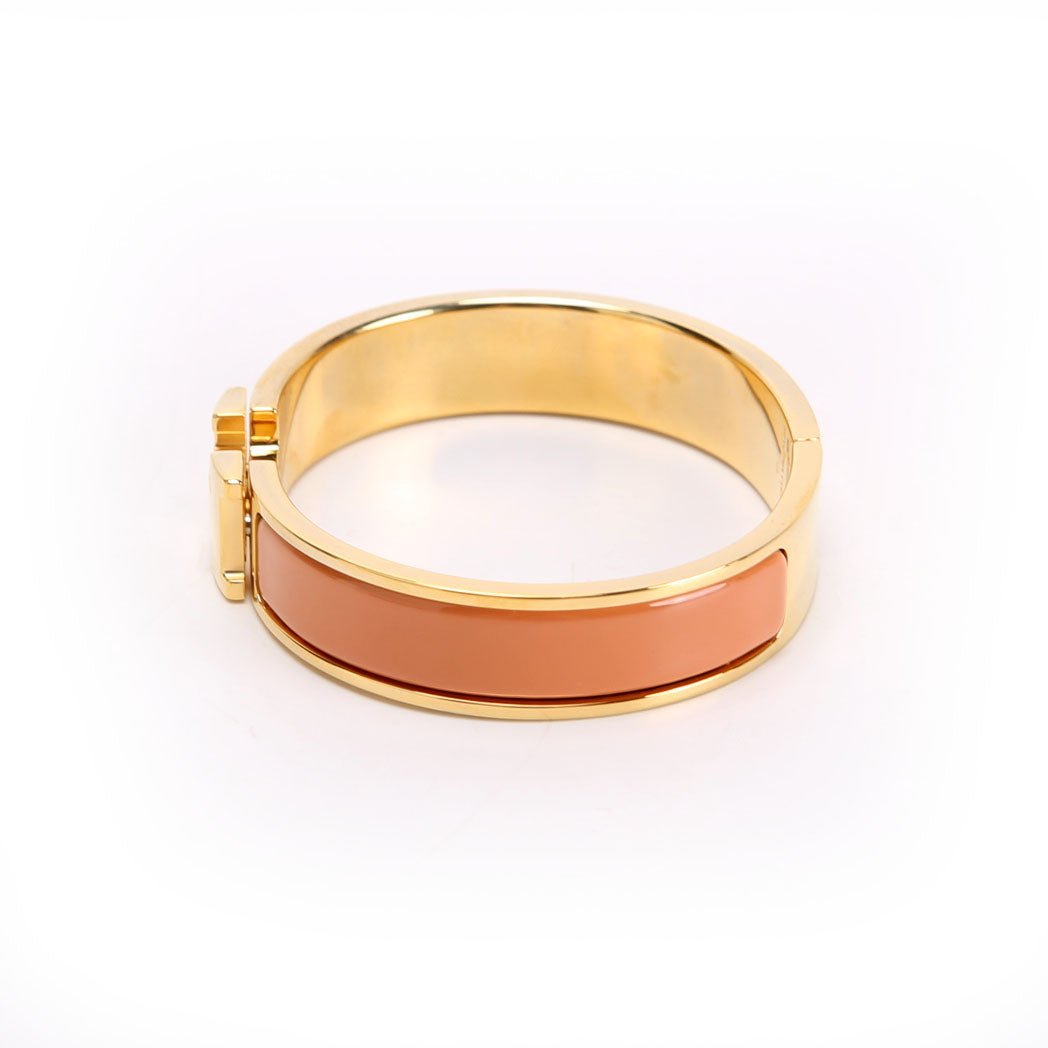 Clic Clac Narrow PM Bracelet Gold/Orange