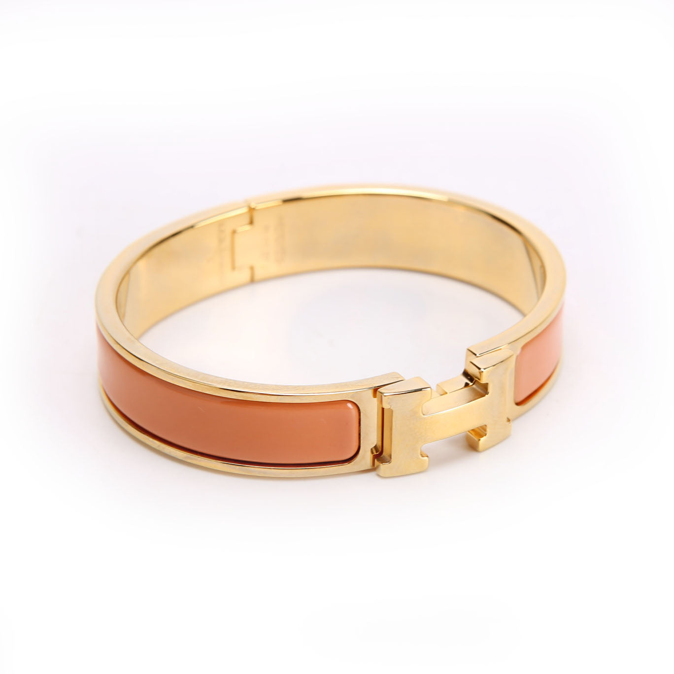 Clic Clac Narrow PM Bracelet Gold/Orange