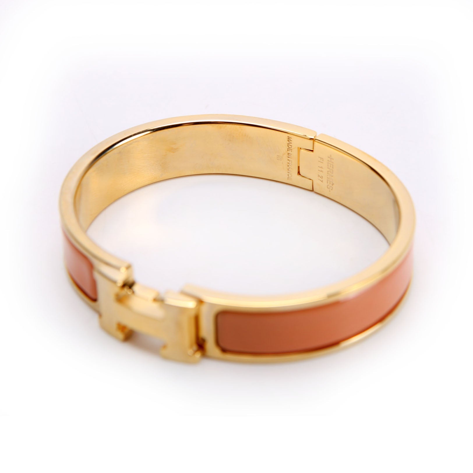 Clic Clac Narrow PM Bracelet Gold/Orange