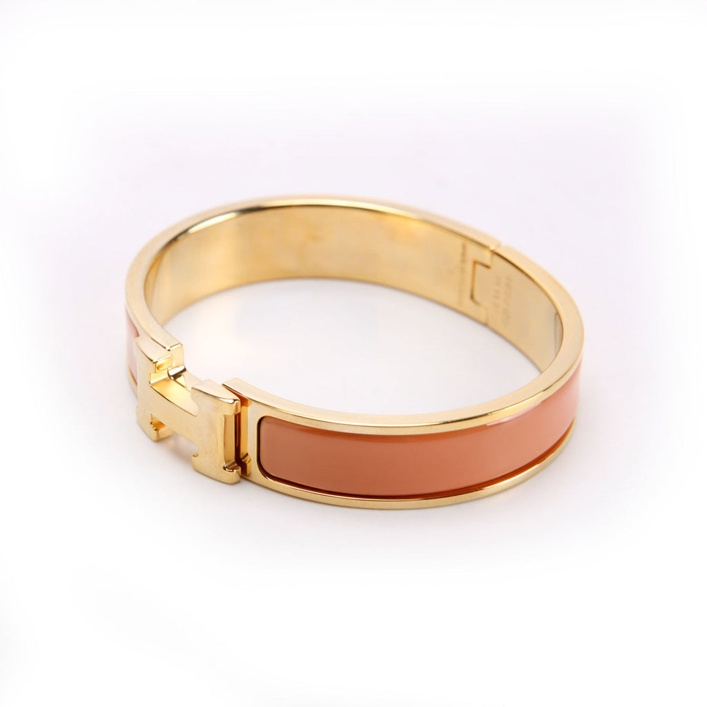 Clic Clac Narrow PM Bracelet Gold/Orange