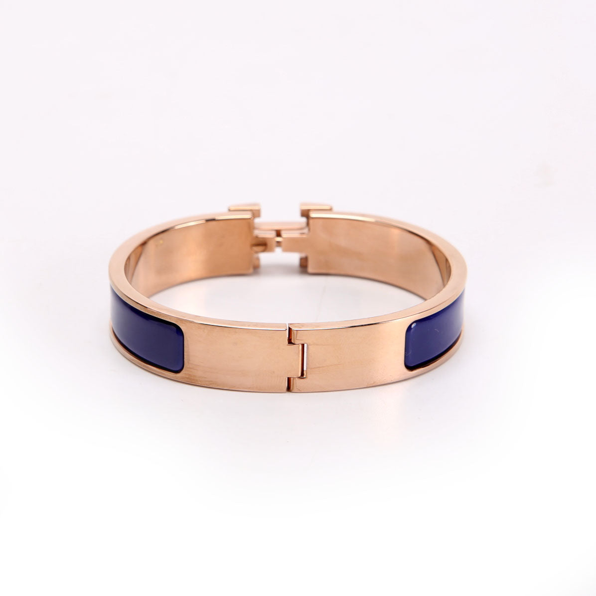 Clic Clac Narrow PM Bracelet Gold/Navy