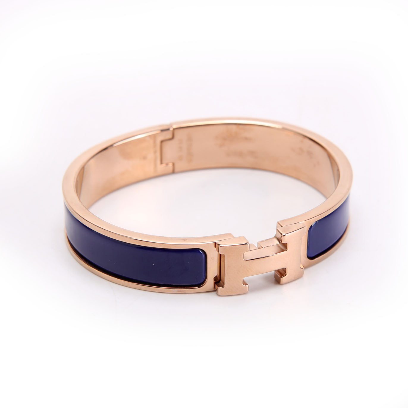 Clic Clac Narrow PM Bracelet Gold/Navy