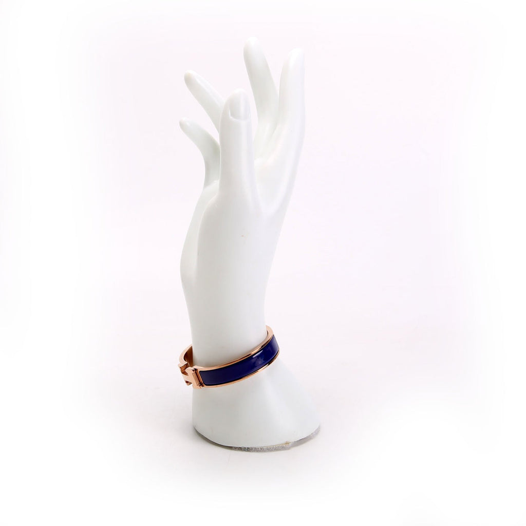 Clic Clac Narrow PM Bracelet Gold/Navy