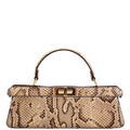 Fendi 8BN331 Peekaboo Iseeu Stretch Python Brown
