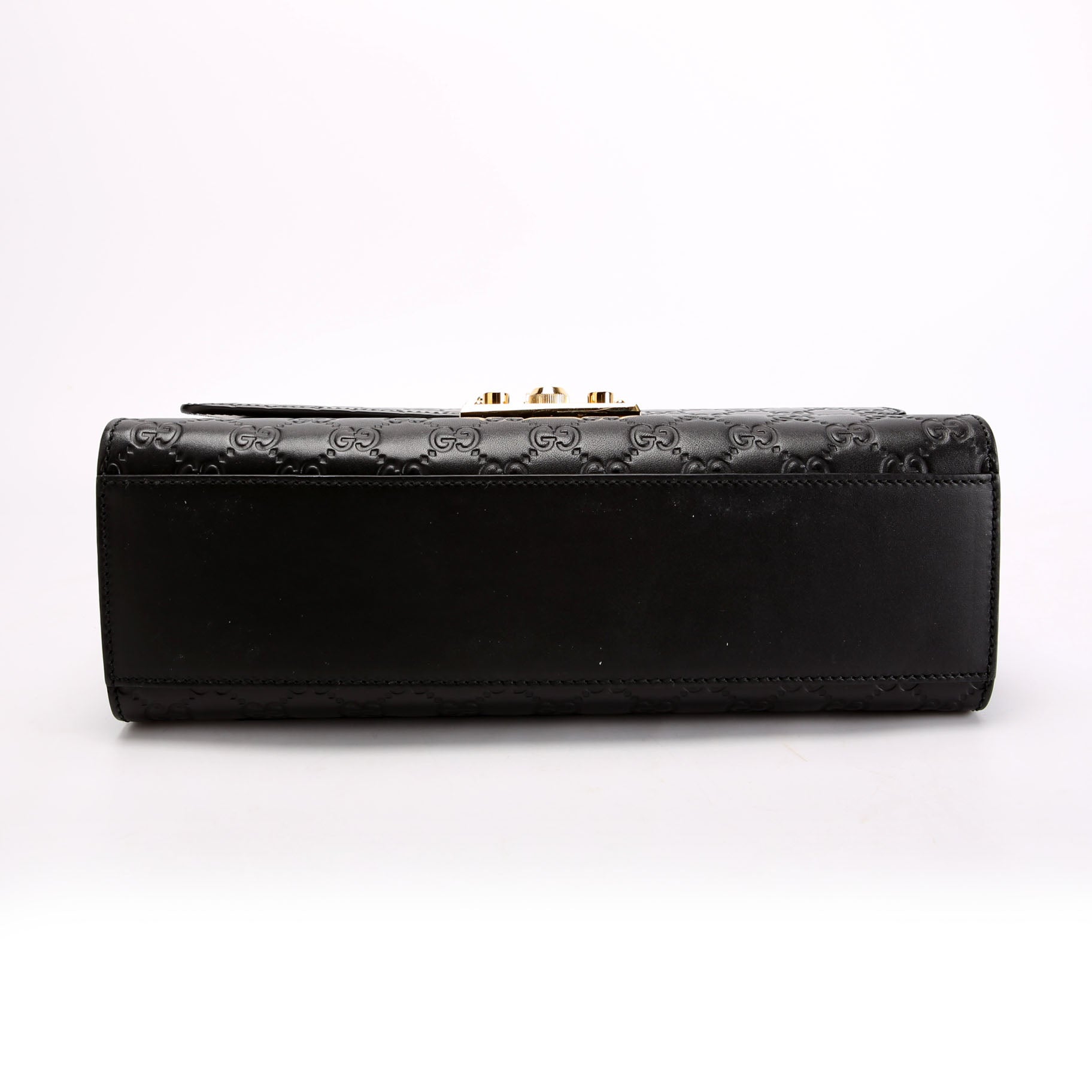 409486 Padlock Guccissima Medium Black