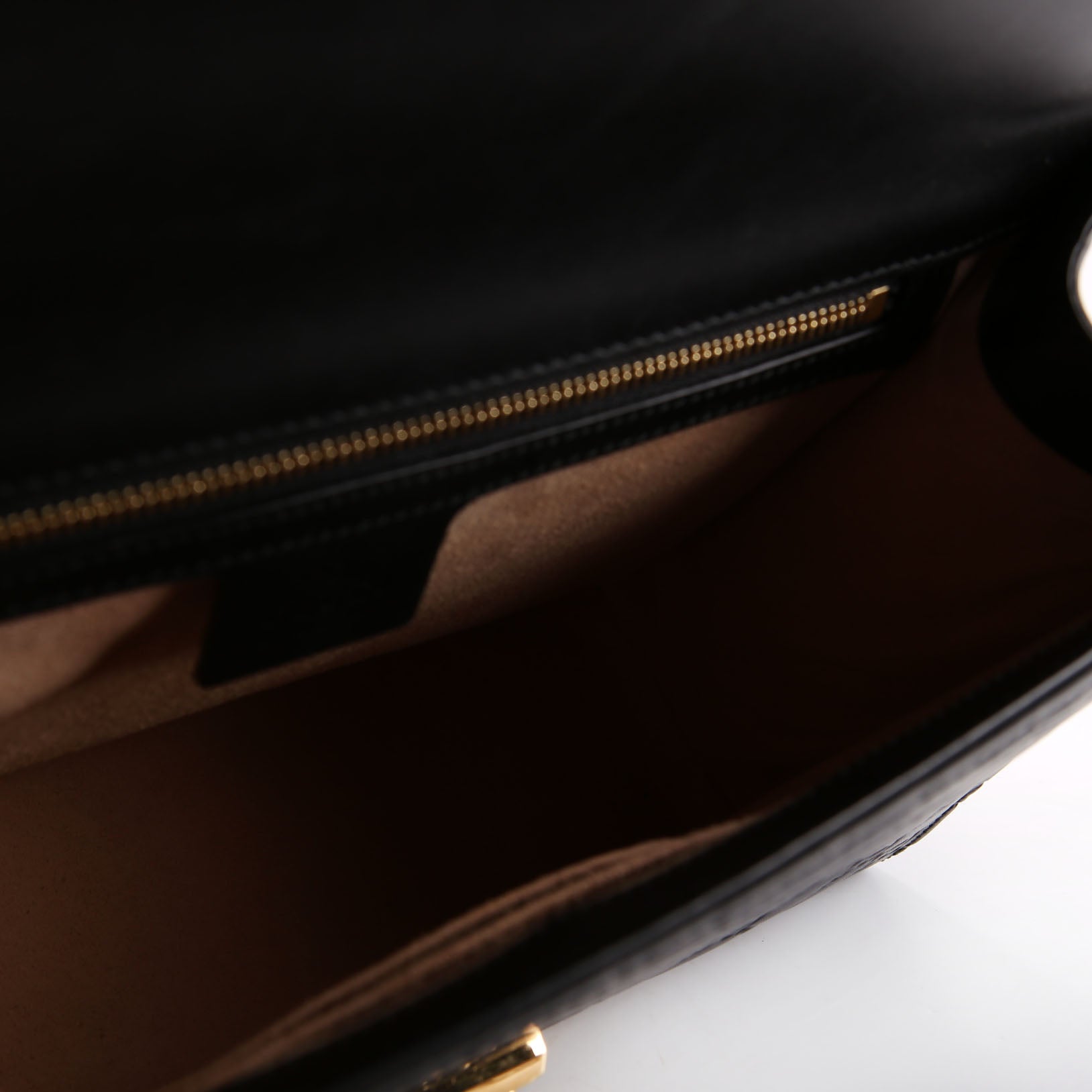 409486 Padlock Guccissima Medium Black