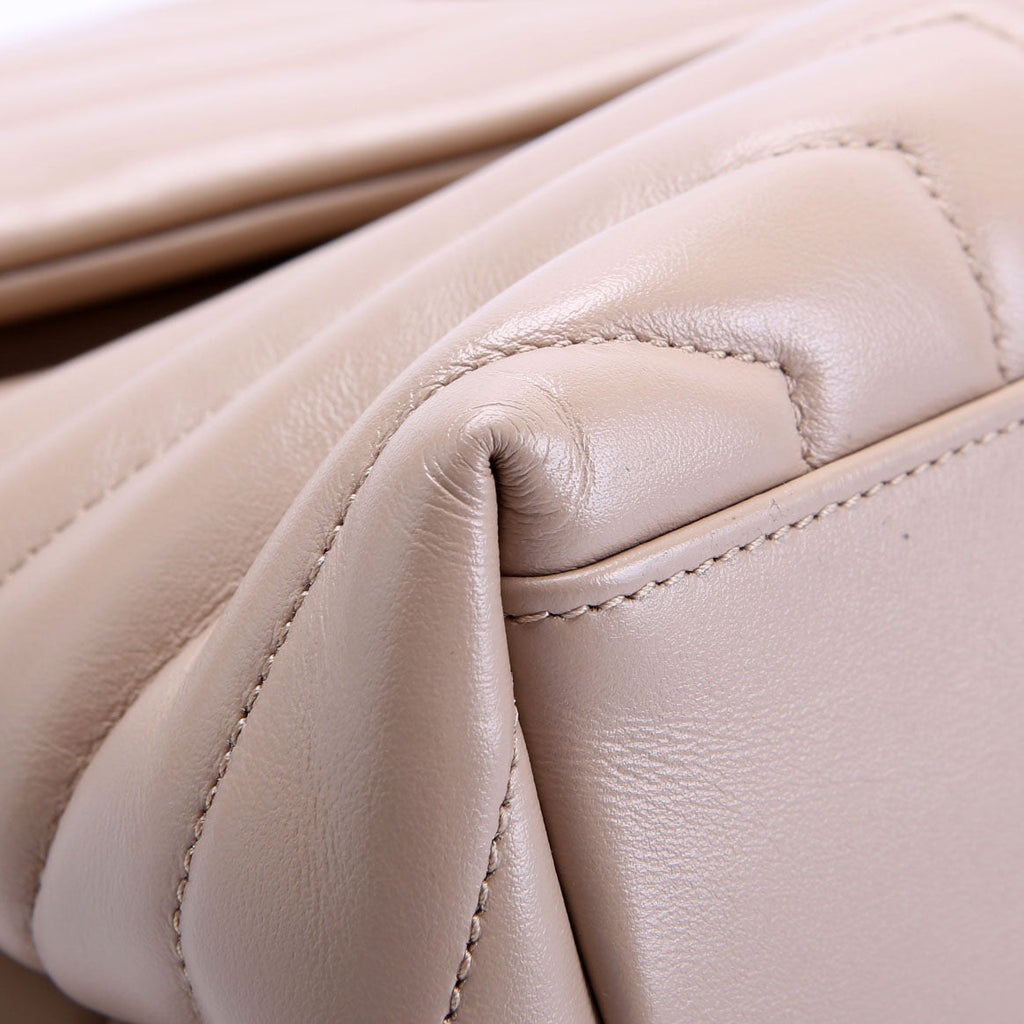 SAINT LAURENT LouLou Medium Quilted 574946 Tan