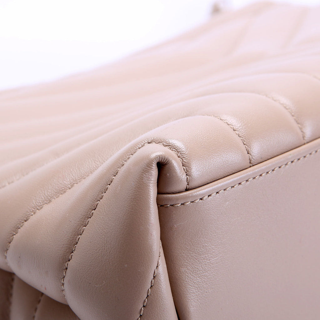 SAINT LAURENT LouLou Medium Quilted 574946 Tan