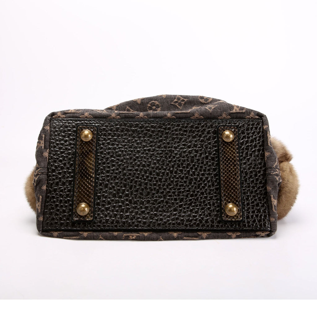 Demi Lune Denim Chinchilla Brown