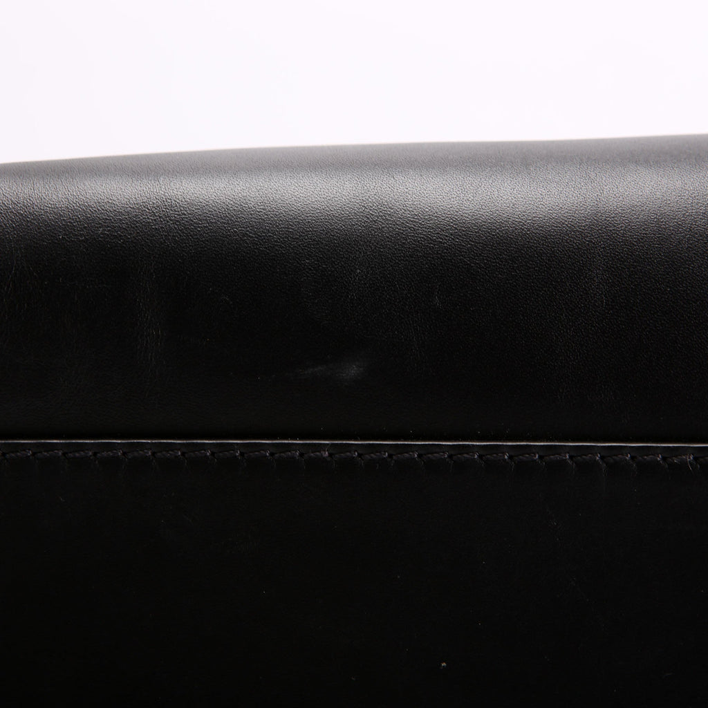 Deauville Embossed Calfskin Medium 31M Black