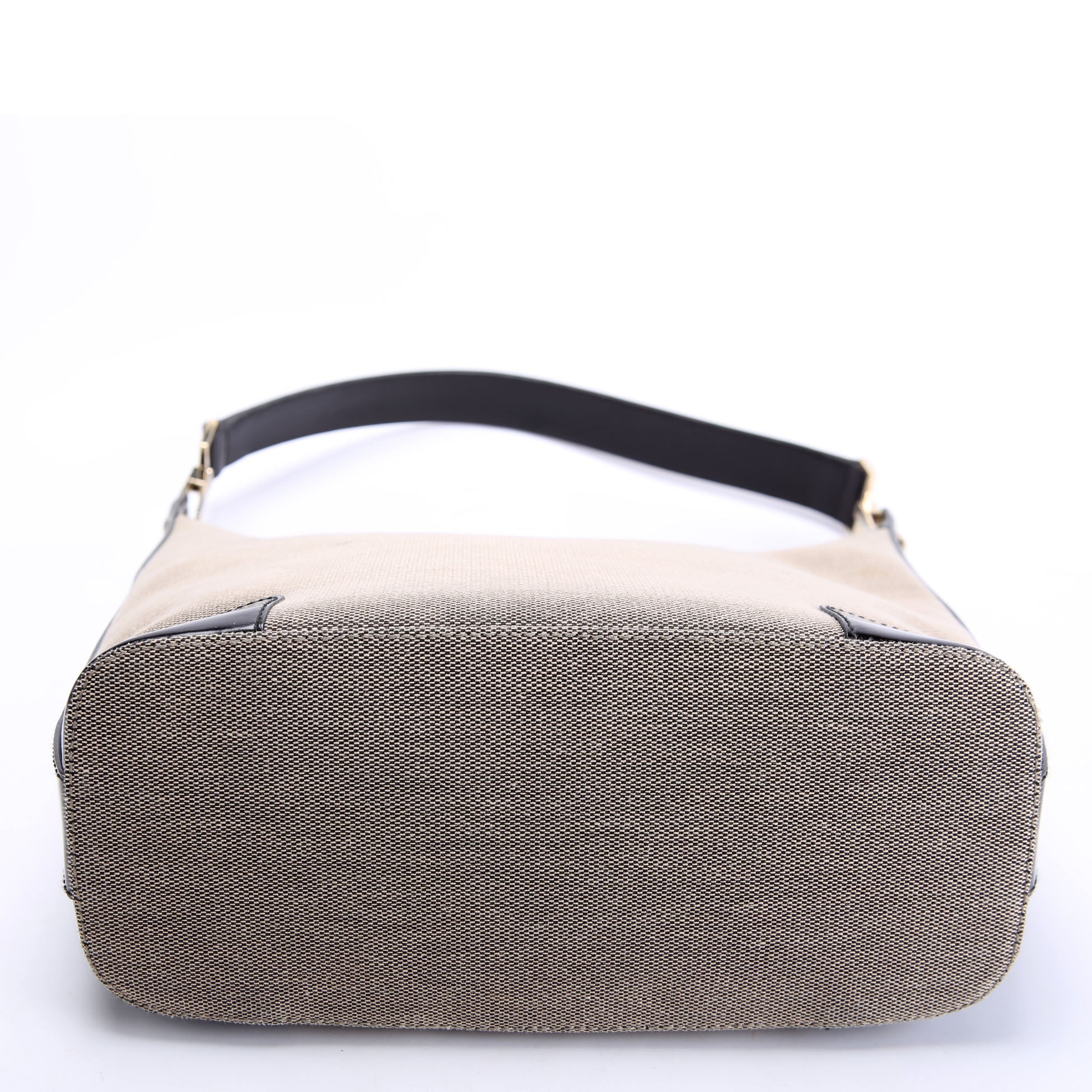 001-4204 Shoulder Bag Canvas Black/Brown