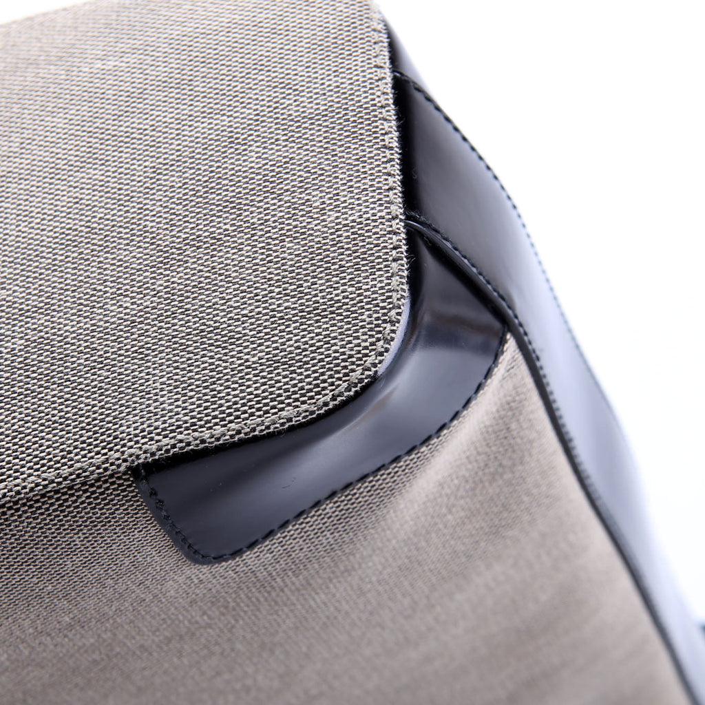 001-4204 Shoulder Bag Canvas Black/Brown