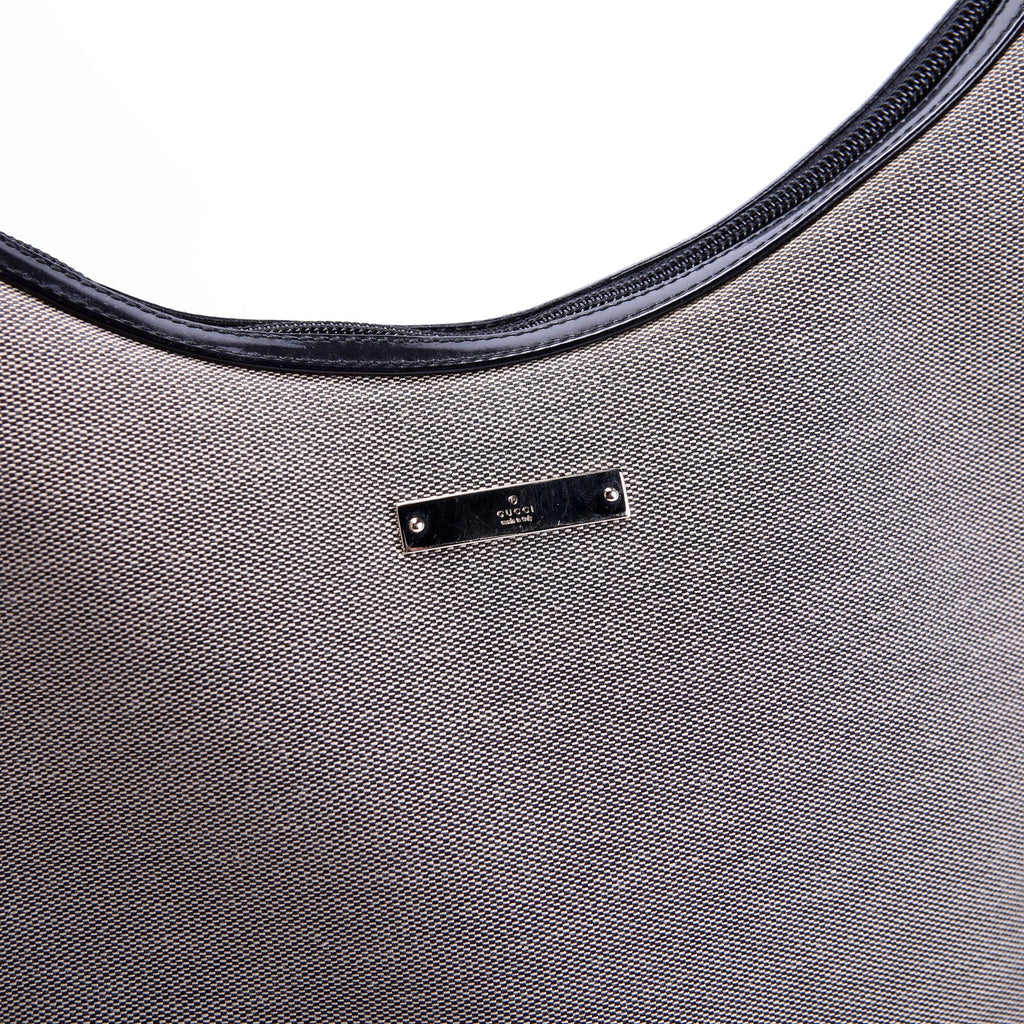 001-4204 Shoulder Bag Canvas Black/Brown