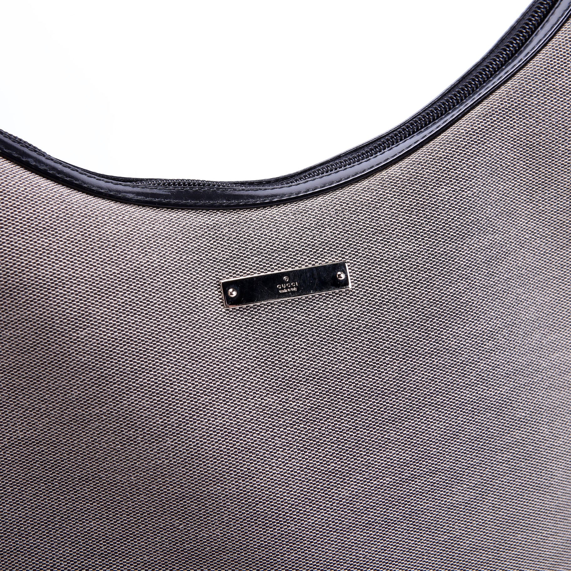 001-4204 Shoulder Bag Canvas Black/Brown