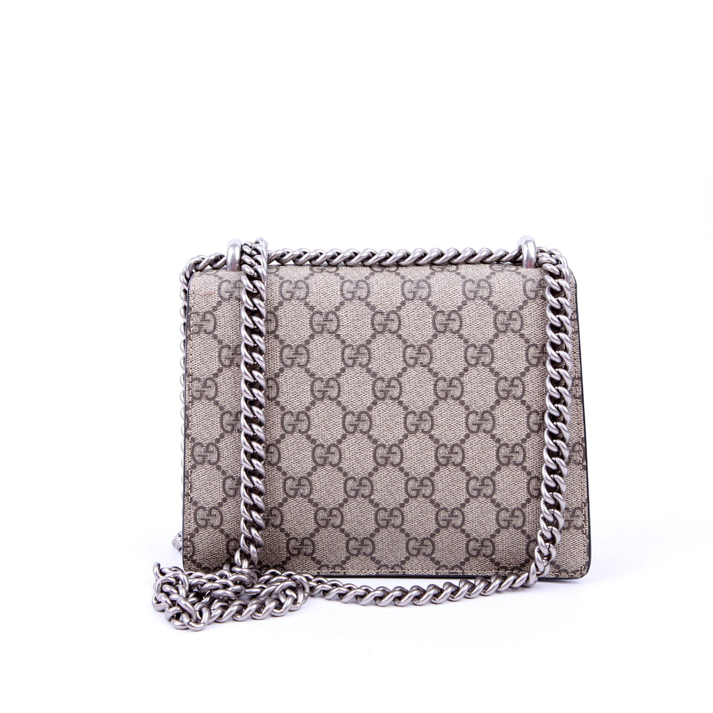 Gucci 421970 Dionysus GG Shoulder Mini Tan/Black